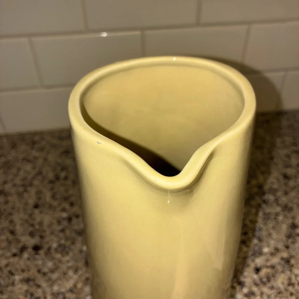 PotteryBarn Studio Ceramic‎ Pitcher Barbara Eiger Tan
